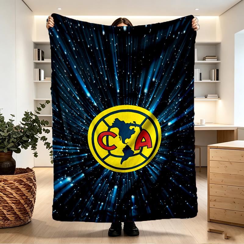 Club America Print Blanket - Soft & Comfortable, for Bedroom, Travel, Sofa, Home Decoration - Birthday Christmas Gift for Friend