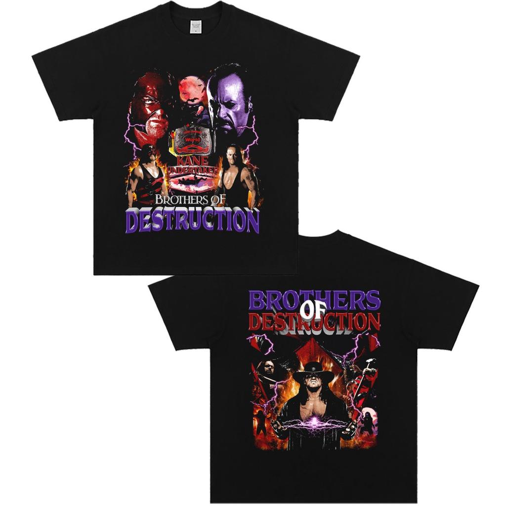 The Undertaker Undertaker Fighting Wrestler American Vintage Street Wear Short Sleeve Men's T-Shirt