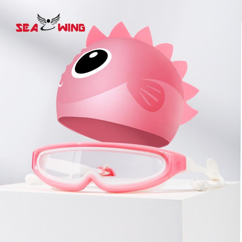 Large-Frame High-Definition With Integrated Earplugs Kids. Anti-fog Spray Original Mini Polarized Swimming Goggles Custom Screen
