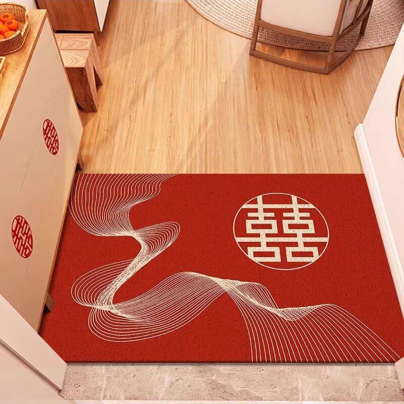 Wedding Bathroom Door Absorbent Mat Toilet Household Quick-drying Carpet Toilet Diatomaceous Mud Non-slip Cushion