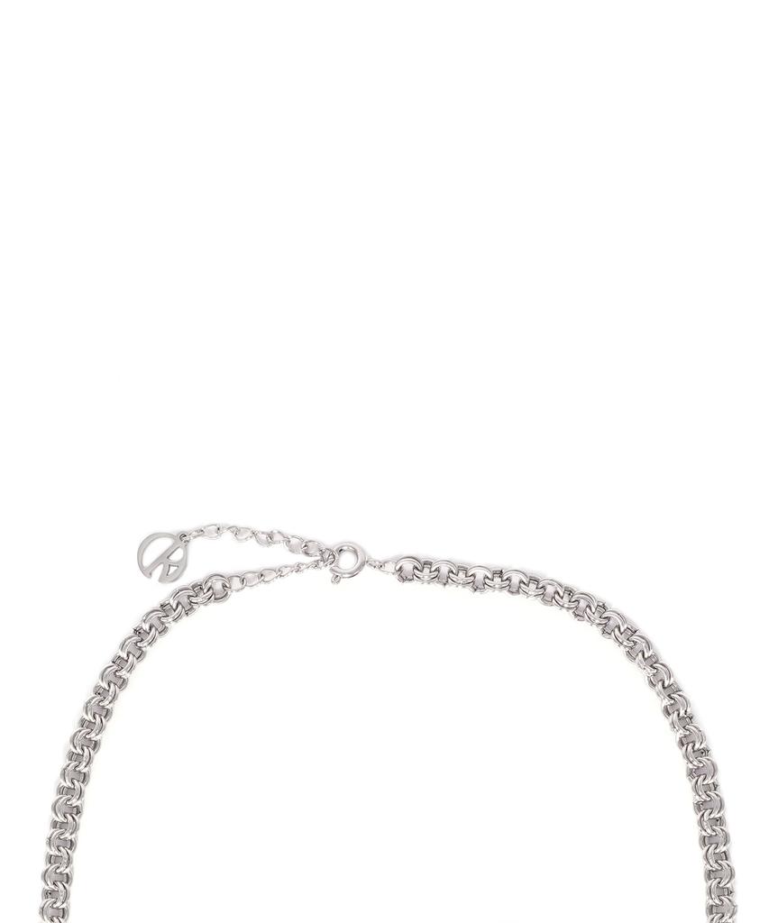 Decoroso Unisex Double Ring Surgical Chain Necklace
