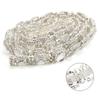 Rhinestone Trim Hand Crafted Adjustable Length Transparent Strong 1 Yard 1.8cm Wide Rhinestone Chain for Clothing