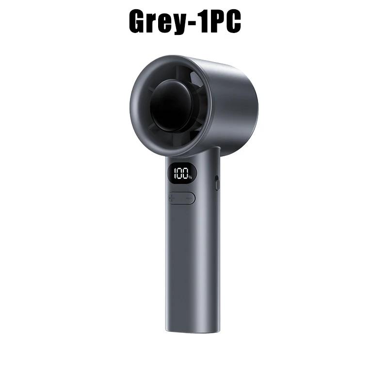 New Portable Leafless USB Battery Mini Hand Rechargeable Handheld Bladeless Fan Electric Fans Mini Cooler Air Cooling Fan