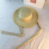 Outdoor Sun Hats Straw Hat Summer Ladies Sunscreen Beach Hat Bandage Beach Hats Women Fashion Accessories