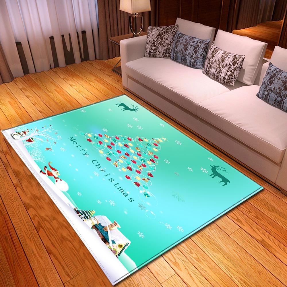 Christmas Living Room Floor Mat Bedroom Dining Room Carpet Carpet Doormat