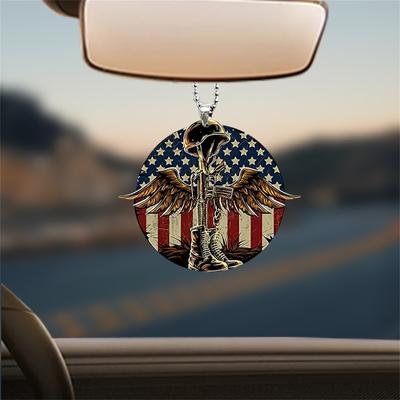 Acrylic Flat Cartoon Decorative Pendant, Car Rearview Mirror Decoration, Backpack Pendant