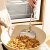 1Pieces Stainless Steel Spatula Mushroom Shovel With Wooden Handle Lengthened Cooking Spoon Anti-Scalding Outdoor Tableware