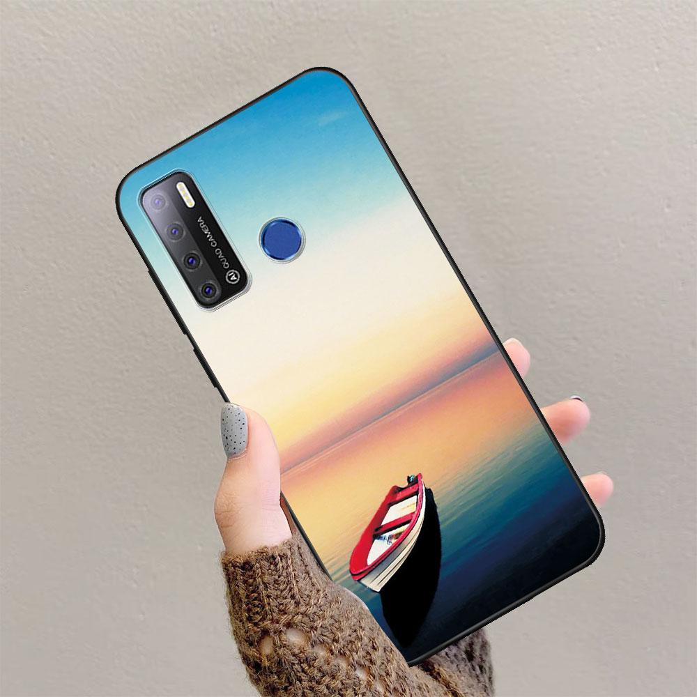 For Tecno Pouvoir 4 Case Soft Silicon Phone Cover For Pouvoir 4 Case For For Tecno Pouvoir 4 Cover Coque Bumper Fashion Cute