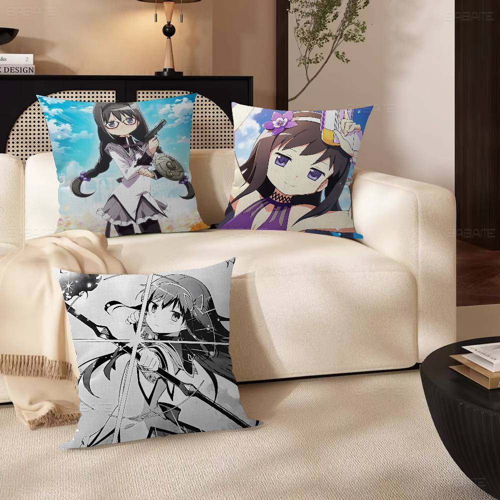 Cartoon Figure Akemi Homura Cushion Cover Decorative Pillow Sofa Home Decor case pillow cases