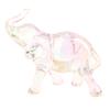 Cute Crystal Elephant Statue Mini Animal Baby Elephant Ornament Handicraft Desktop Decoration For Living Room