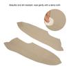 2Pcs/Set Microfiber Leather Front Door Panel Armrest Cover Protector Antiscratch Replacement for Civic 2005‑2011Beige