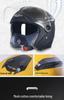 Universal All-Season Electric Helmet with Anti-Fog & Warmth, Dual Visors, for Men & Women