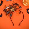 Opaska na głowę na Halloween Dekoracyjna Świąteczna Pająk Obręcz do włosów z naszyjnikiem choker Rekwizyty do zdjęć Akcesoria do przebrania Cosplay