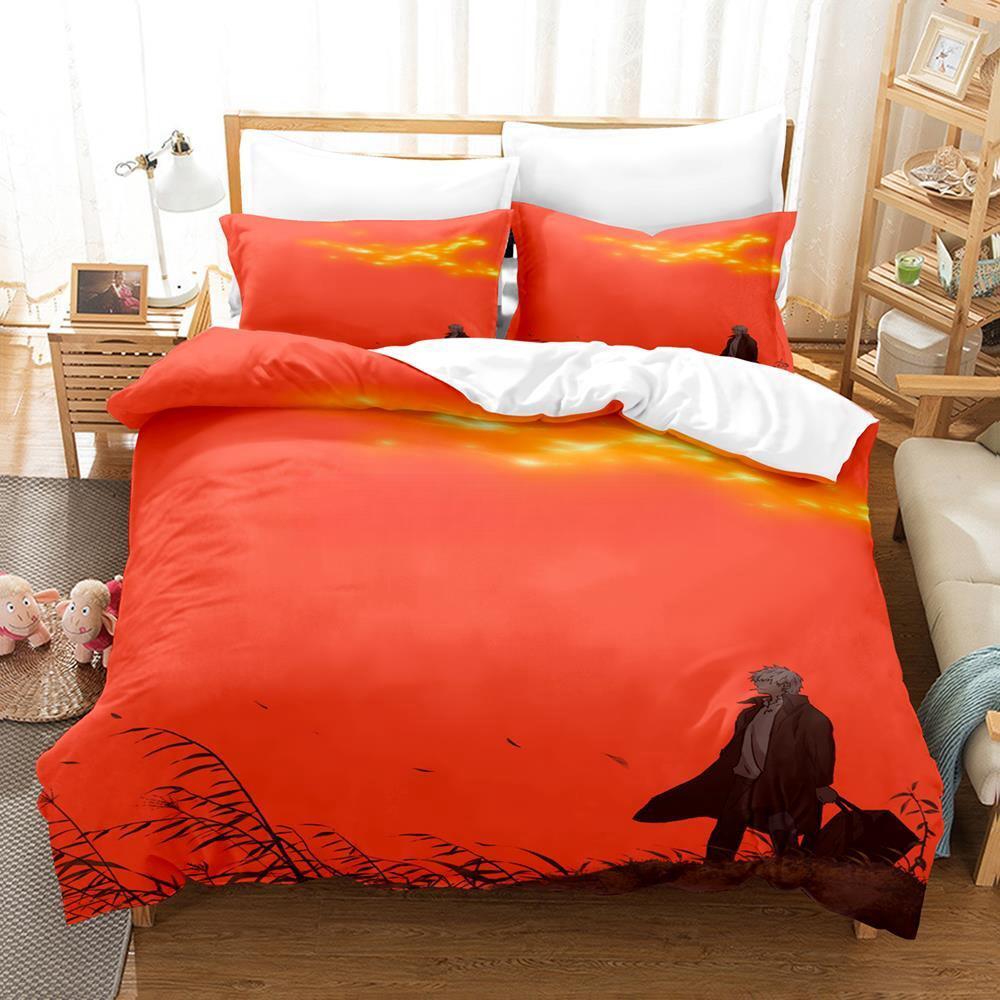 Mushishi Bedding Set Single Twin Full Queen King Size Bed Set Adult Kid Bedroom Duvet cover Sets 3D Print Anime Bed Sheet Set