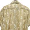DIESEL Bird Pattern Short sleeve Cotton shirt M Khaki beige Men's Used