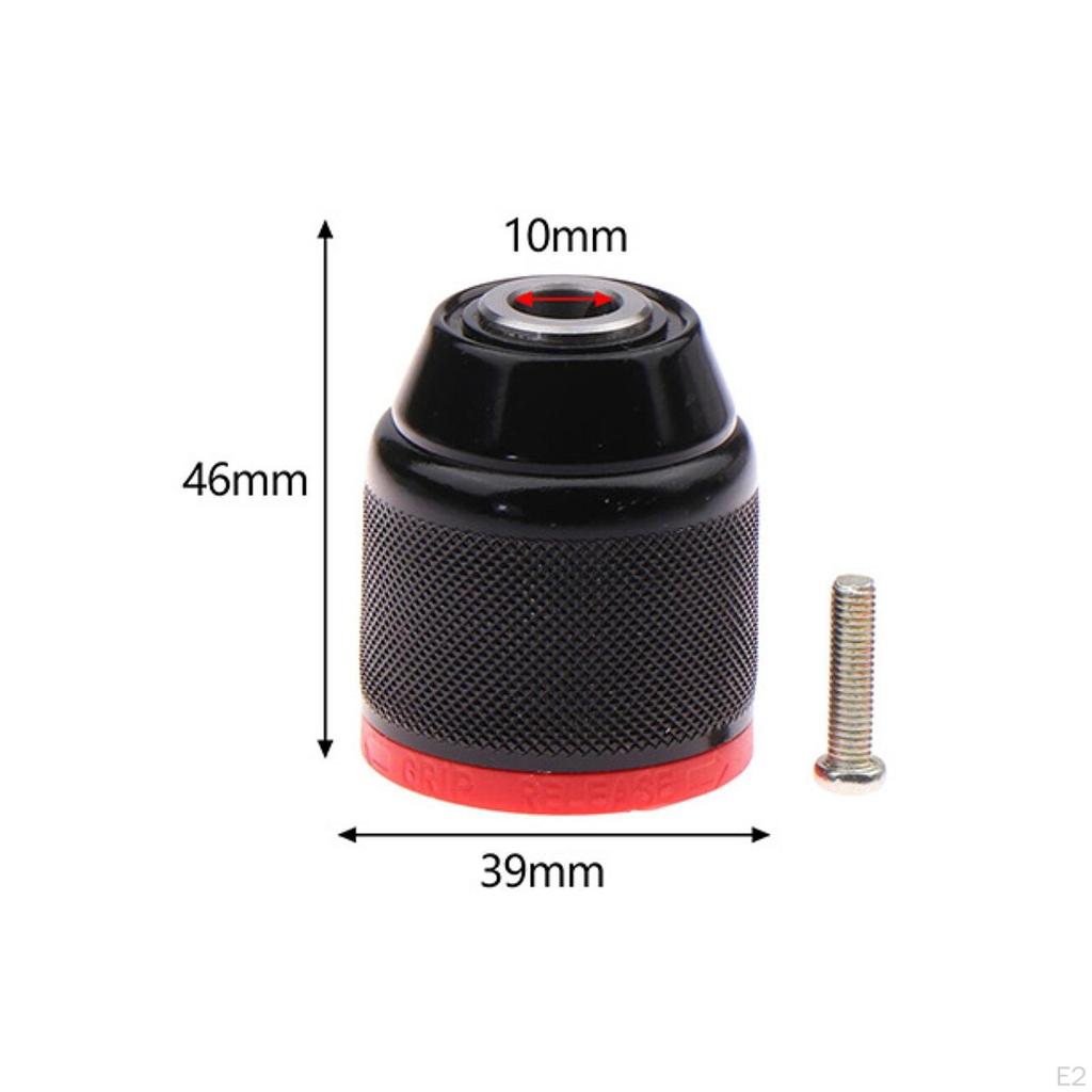 Drill Chuck Adapter Quick Change Compatible Parts Power Tool Metal for Home