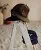 Jelolaunji [5 Panels] Vintage Logo Ball Cap Navy