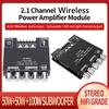 ZK-MT21 ZK-TB21 Channel BT 5.0 CS8673E 2.1 Subwoofer Amplifier Board 50W*2+100W Power Audio Stereo Amplifier Board Bass AMP AUX