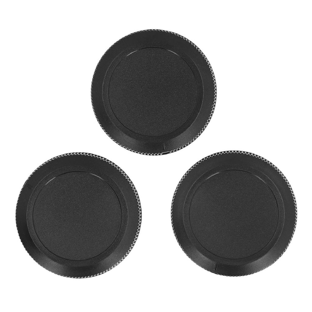3Pcs Camera Rear Lens Cap Cover Protective RF Mount Camera Body Rear Lens Cap Replacement for Mirrorless Camera