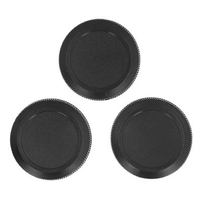 3Pcs Camera Rear Lens Cap Cover Protective RF Mount Camera Body Rear Lens Cap Replacement for Mirrorless Camera