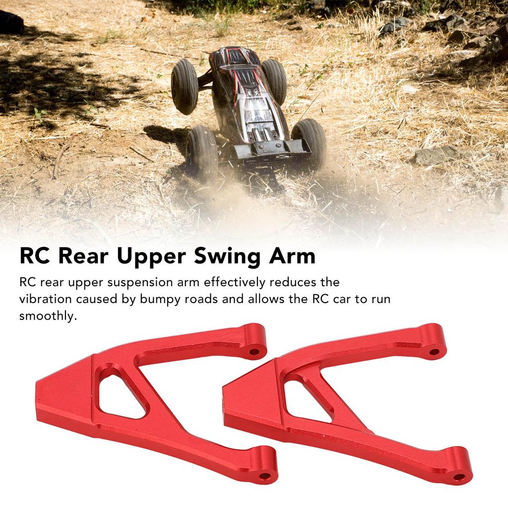 1 Pair RC Rear Upper Suspension Arm Aluminum Alloy RC Rear Upper Swing Arm for   Slash4  1Celsius16 RC Cars