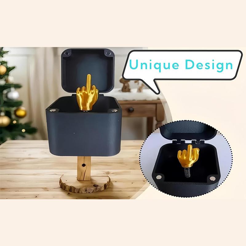 Cutie Cadou Surpriză Degetul Mijlociu Perfectă Spoof Mână Glumă Cadou Pop-Up Cu Cutie Pentru Adulți Crăciun Noutate Distracție Cadou Glumă Decor