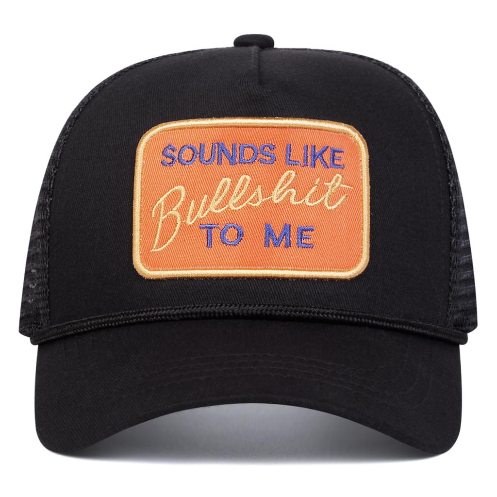 Unisex BULLSHIT Letter Embroidery Baseball Net Caps Spring Summer Outdoor Adjustable Casual Hats Dad Hat Sunscreen Hat