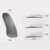 New EVA Height Increase Insoles Breathable Memory Foam 7 Points Lifts Shoe Pads Orthopedic Half Pads Arch Support