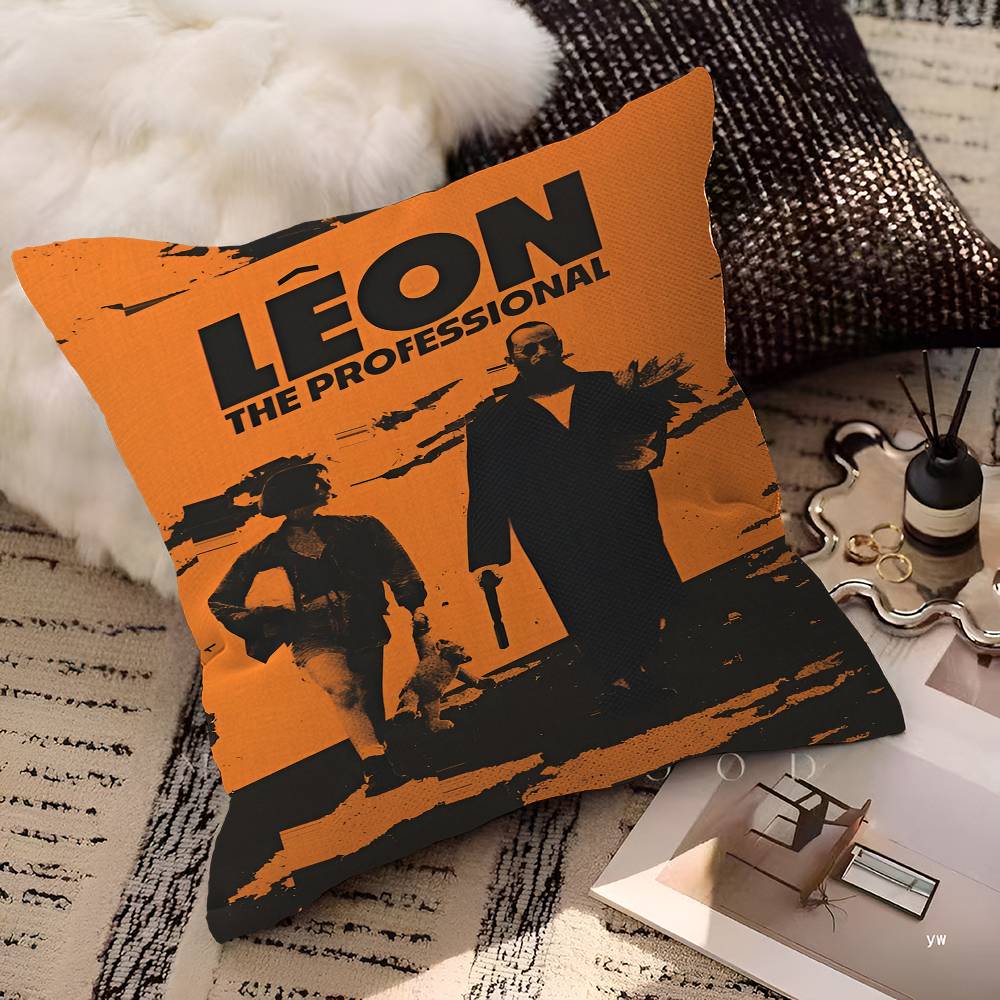 Movie Leon The Professional Pillowcase toon Gift Cushion Cover Bedroom Home Sofa Chair Seat Decor pillow case