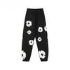 GLYDE American Style Printed Pants for Men Women 100%cotton Fashionable Sweatpants High Street Style Trousers