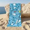 Cute B-Bugcat-Capoo Cartoon Beach Towel For Beaches Yoga Studios Gyms Hot Springs Swimming Pools And Picnics