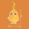 Plush Duck Wind Up Jumping Toy Lifelike Guide Baby Crawling Toy  Cat Toy