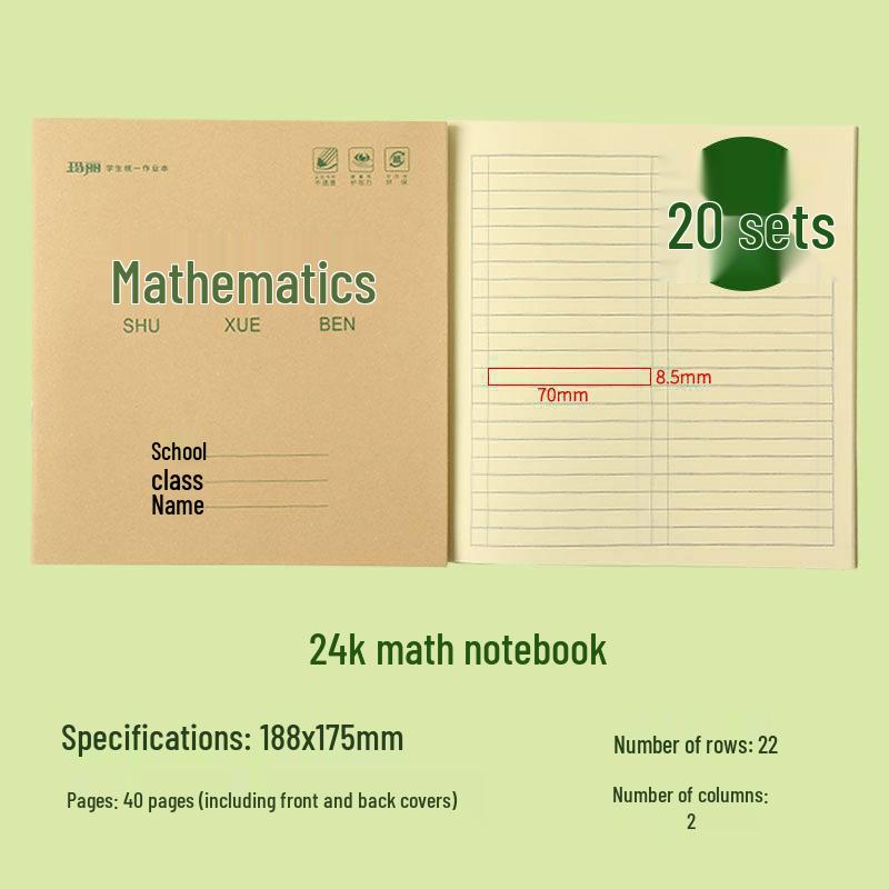 Mary Elementary School Flip Workbook: Chinese Characters, Math, Writing, & Pinyin Book