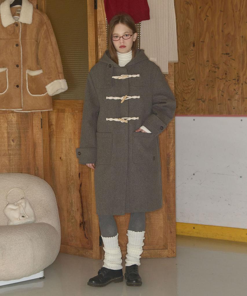 Cgp Wool Duffle Long Coat_Gray