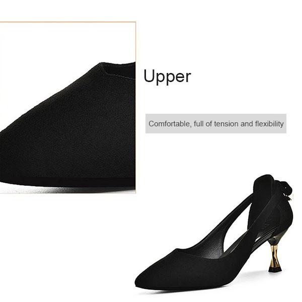 Mid-heel Sandals Female High Heels Female Fine Heels Work Stiletto Spring and Summer Female Pointed Toe Sexy Shallow Mouth Single Shoes