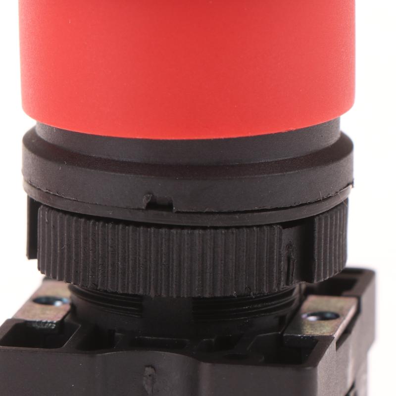 1 Stück Xb2-Es543 Es544 Es545 Selbstverriegelnd Rastend 220V 22Mm Not-Aus Roter Pilz Drucktastenschalter