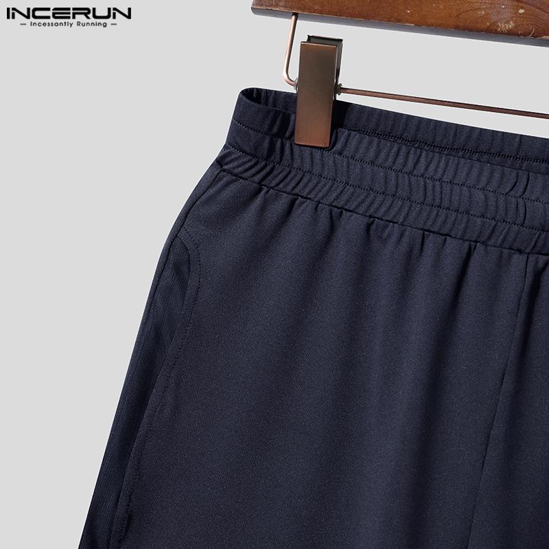 INCERUN Two Pieces Men Mesh Sheer Sleeveless Tank Tops and Shorts Sport Home Outfits Sets