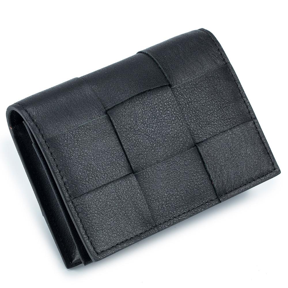 New ultra-thin change bag, business card bag, high-end ins style, high-end sense woven card bag, small and exquisite for women