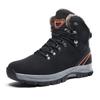 Mode Winter Herren Schneestiefel Mode High Top Wasserdichte Sneakers Plüsch Warm Herrenstiefel Outdoor Herren Wanderschuhe Arbeitsschuhe Größe 48