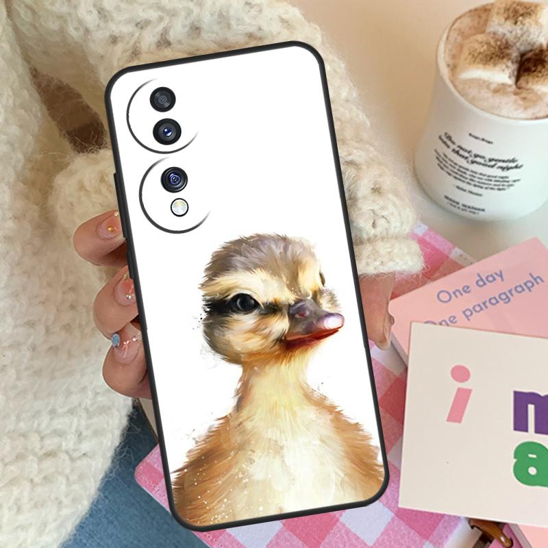 

Милая Мультяшная Утка Для Чехла Honor Magic 8 7 6 Lite Для Honor 400 200 Pro 90 70 50 X8c X8b X9a X9b X9c X9d Win RT Honor Magic6 Pro