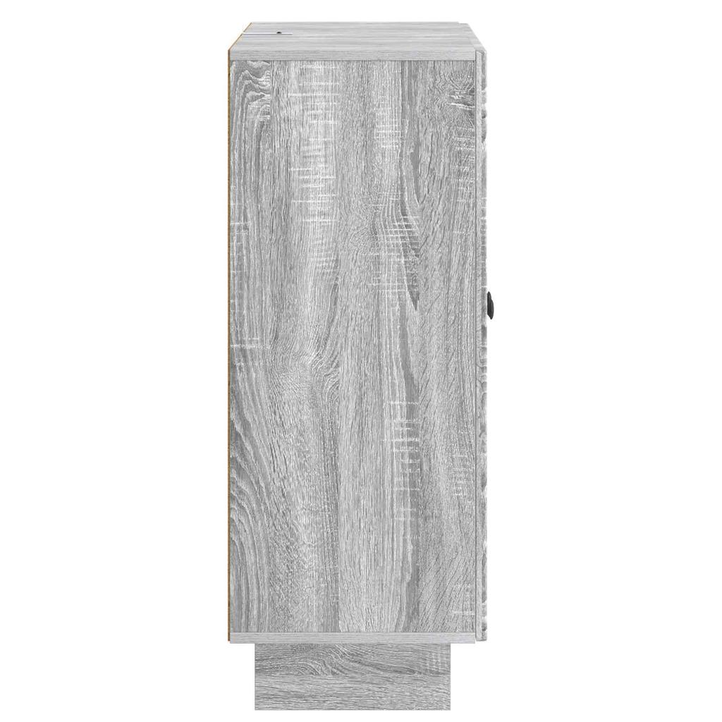 Sideboard Grey Sonoma 66 x 34.5 x 90 cm Particle Board