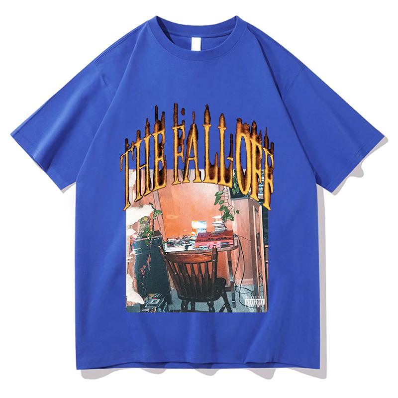 J Cole THE FALL OFF TShirt Graphic Clothing Hip Hop Rap Cotton ONeck Short Sleeve Music Merch Classic Tops Tees Streetwear
