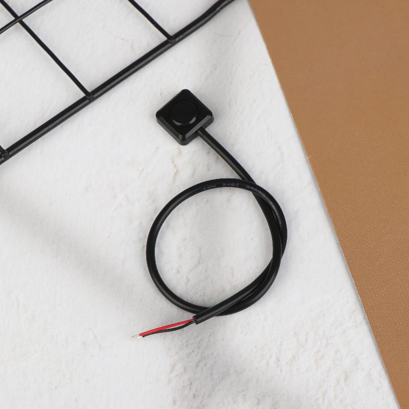 Auto Modifikation Klebeschalter, Mini Momentary Drucktaster, Klebe-DIY Auto Drucktaster, 12V Ein/Aus-Taster