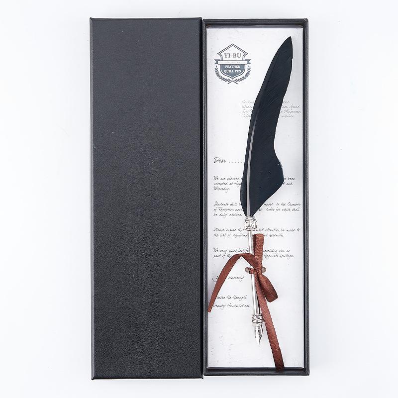 

Ретро Портативная Сменная Ручка с Пером Натуральный Набор Ручка-Разбрызгиватель Огненная Краска Печать Сувенир Подарок на День Рождения