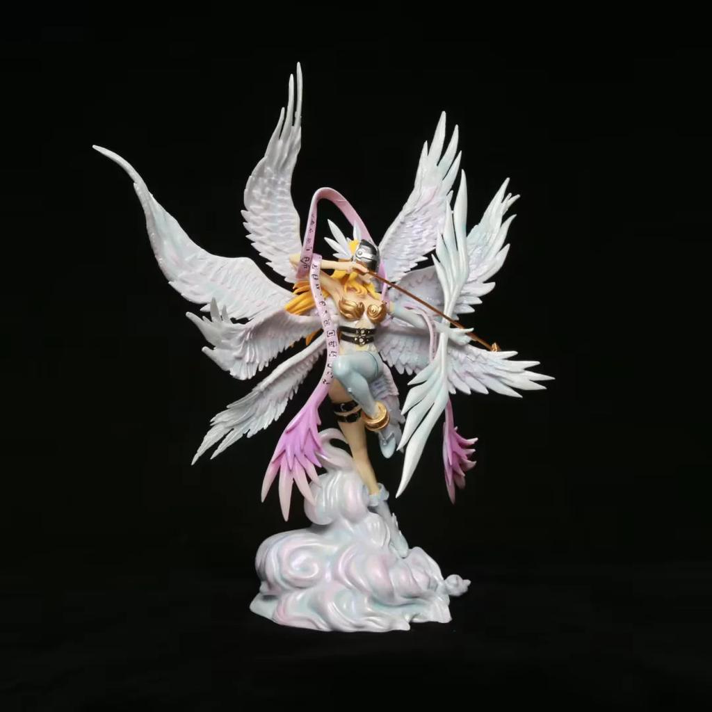 Anime Digimon Monster Adventure Angewomon Actionfigur Modell Spielzeug 26cm