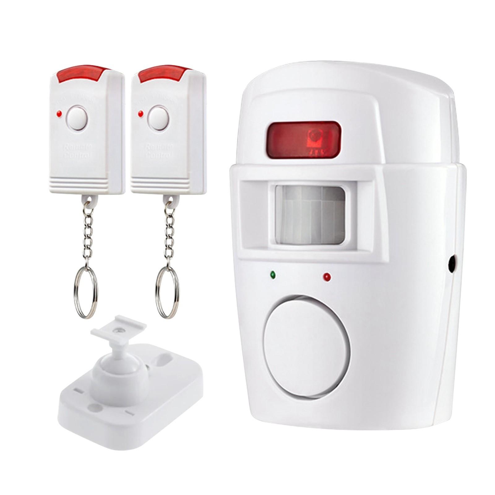 

Home Control Infrared Alarm With Two Controllers білий