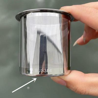 Infuseur à thé réutilisable en maille d'acier inoxydable de haute qualité Passoire à thé Théière Filtre à thé en feuilles Épices Boissons Accessoires de cuisine