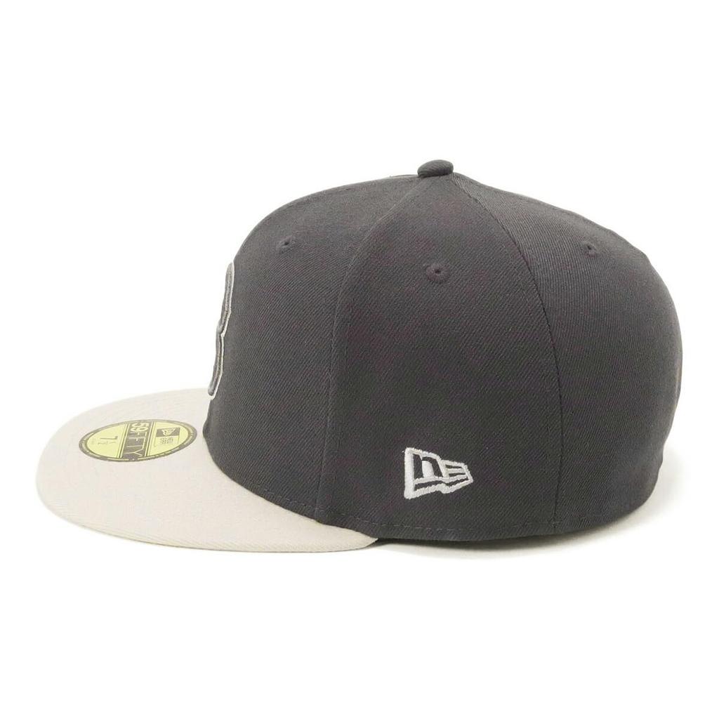 [New Era] New Era Cap 59FIFTY 14676990 NER35C8246 MLB Boston Red Sox BOS Graphite Gray SIDE PATCH 2-Tone ONSPOTZ Exclusive Men's Women's Hat Gokyu