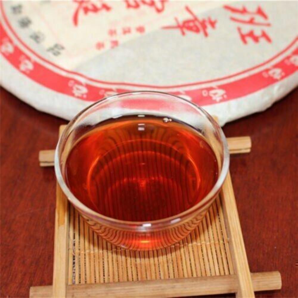 2006 Yunnan Laos Ban Zhanggong Pu'er Tea China Gate Hairui Boshu 357g -