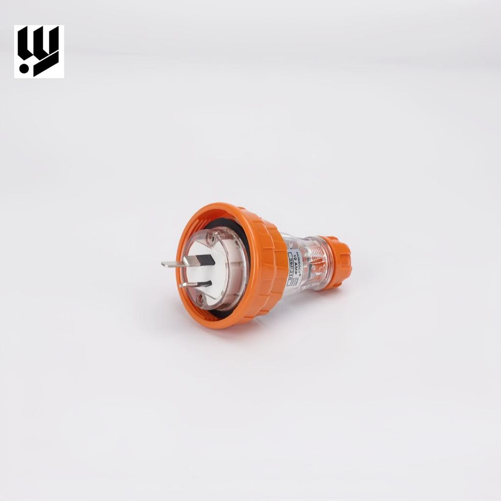Outdoor Waterproof IP66 3-Pin 15A Power Plug - Australian/New Zealand Standard 56P315